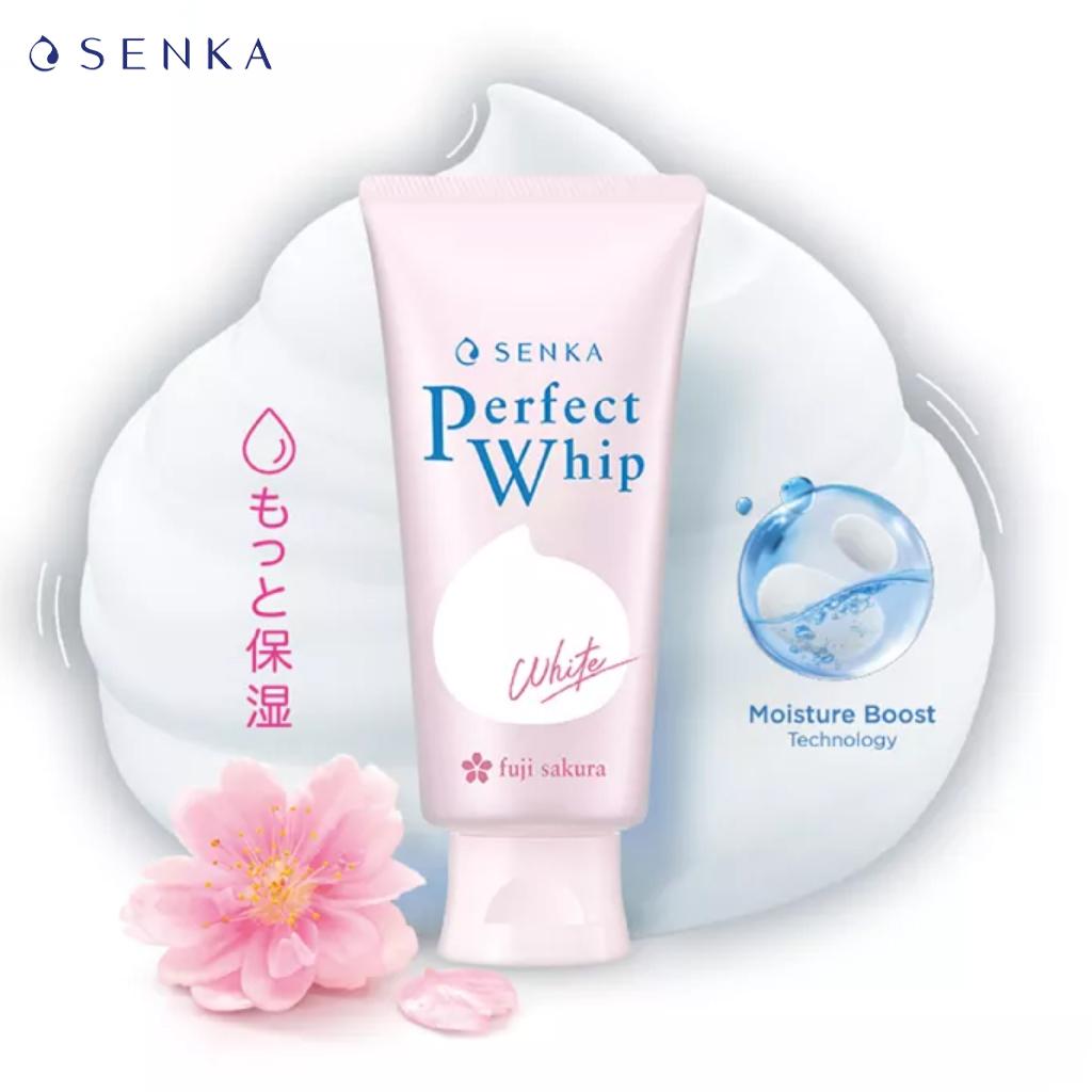 Senka Белое очищающее средство для лица Perfect Whip 100 г - Shiseido Japan