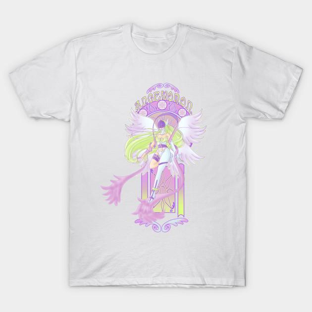T Shirt Women Angewomon Nouveau Harajuku Print Kawaii Tshirt Summer Short Sleeve Female T-Shirt Top Tee