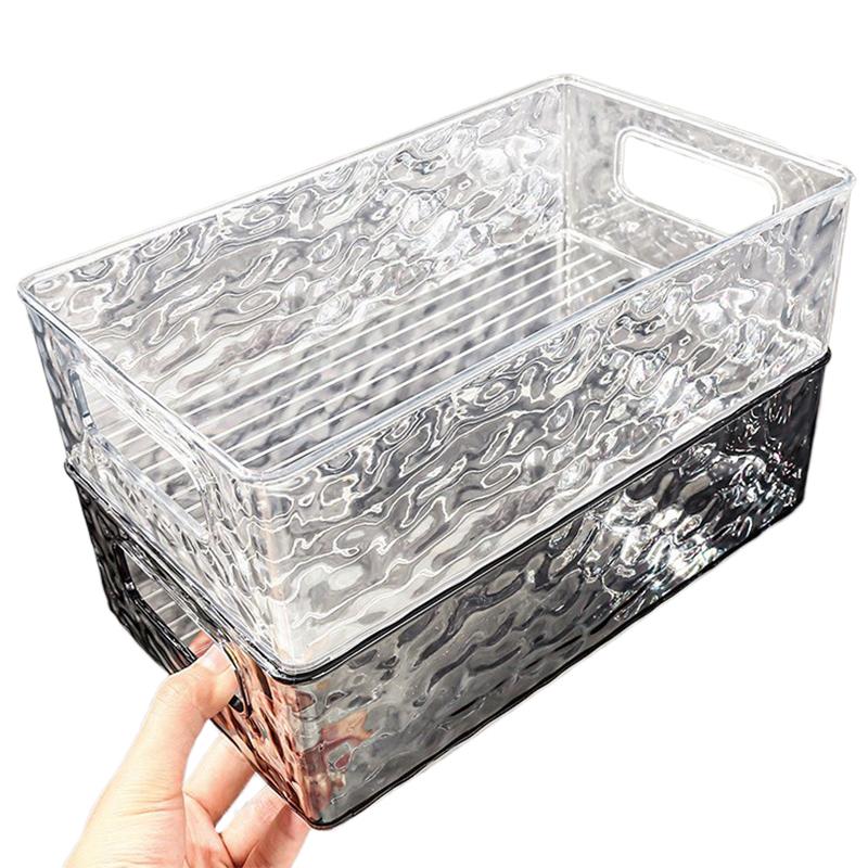 Прозрачный ящик для хранения косметики, органайзер для макияжа в ванной комнате, роскошный органайзер для косметики, органайзер для хранения косметики