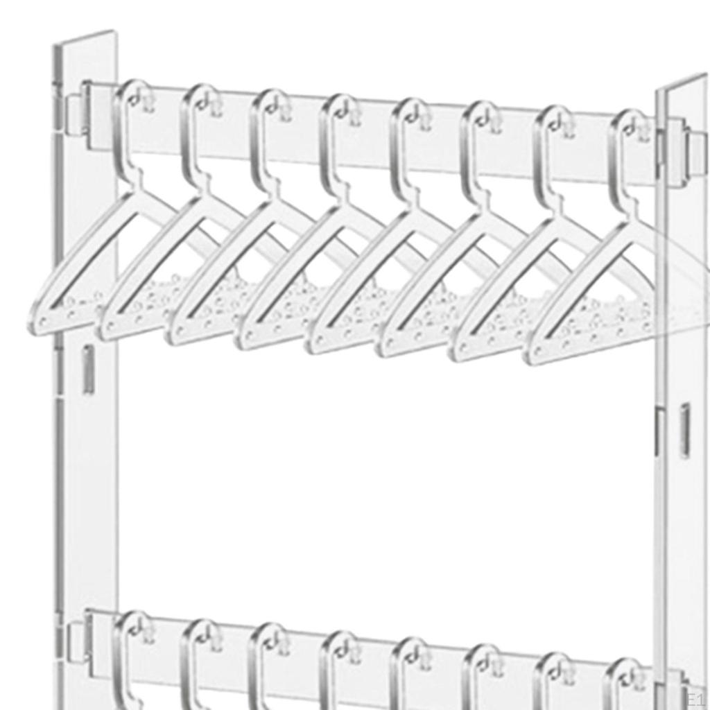 Акриловая подставка для сережек, вешалка, настольный подвесной органайзер для