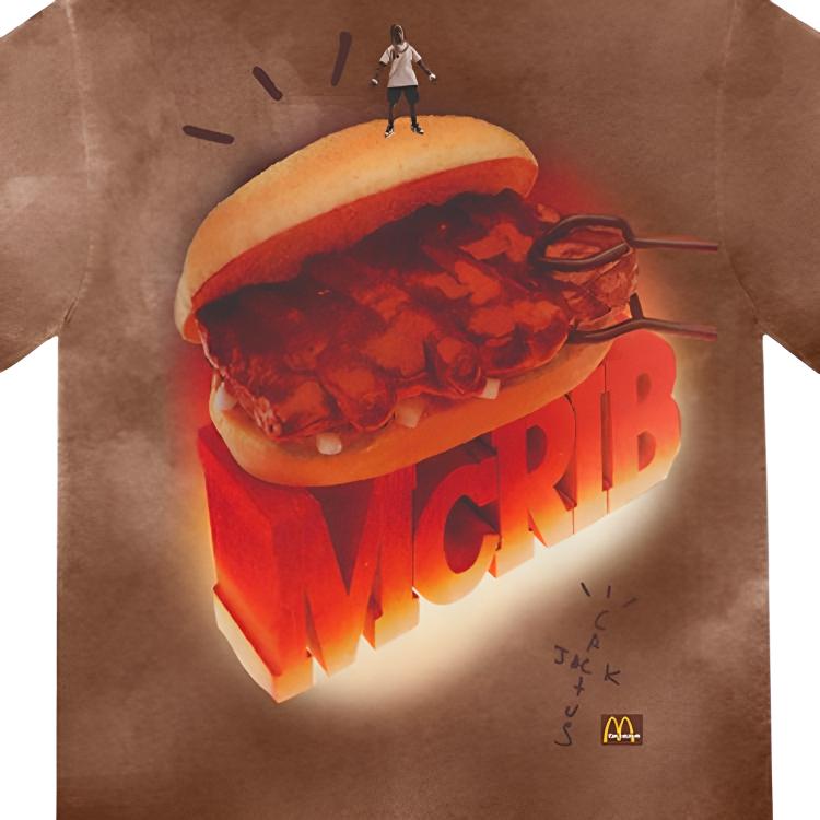 Travis Scott x Mcdonald T Shirt Unisex Brown TC-14