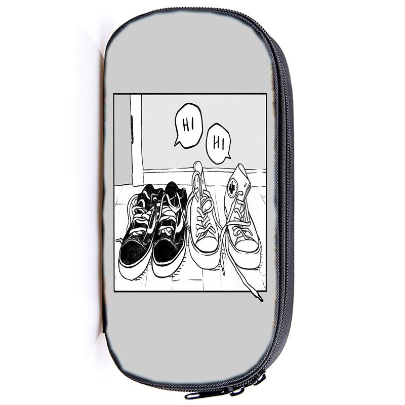 Heartstopper Канцелярские принадлежности Сумка-карандаш Ник и Чарли Студенческий экзамен Специальный нейлоновый чехол для ручки ЛГБТ-сумка унисекс Школьные принадлежности