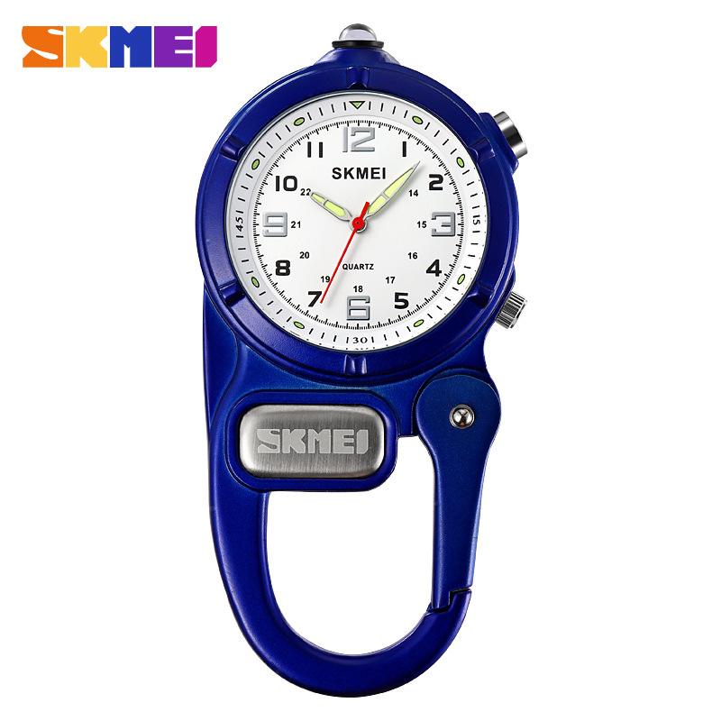 Moment America, новые карманные часы с пряжкой для путешествий на открытом воздухе, альпинизма, многофункциональные спортивные часы с пряжкой для рюкзака и фонариком