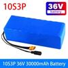 10s3p 36v 30ah 30000mah Lithium Battery Pack 600w ,For Modified Bikes Electric Vehicle Battery
