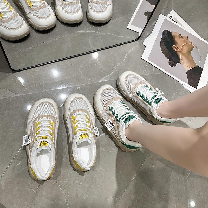 Новые женские повседневные кроссовки, осенне-весенняя спортивная обувь, удобная дышащая женская вулканизированная обувь для прогулок, женские кроссовки