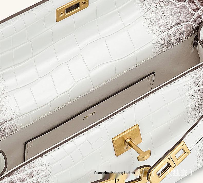 Женская сумочка Kelly JWPEI с узором под крокодила, маленькая квадратная сумка через плечо или на одно плечо