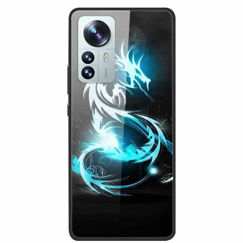 Чехлы из закаленного стекла для Xiaomi 12T 5G Чехол Жесткая задняя крышка телефона для Xiaomi 12T Pro Защитные корпуса Mi 12 T 12TPro 2022 Крутые