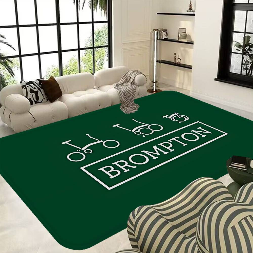 Brompton LOGO Entrance Door Mat Nordic Style Home Doormat Bathroom-Toilet Mats Bedroom Hotel Decor Mat