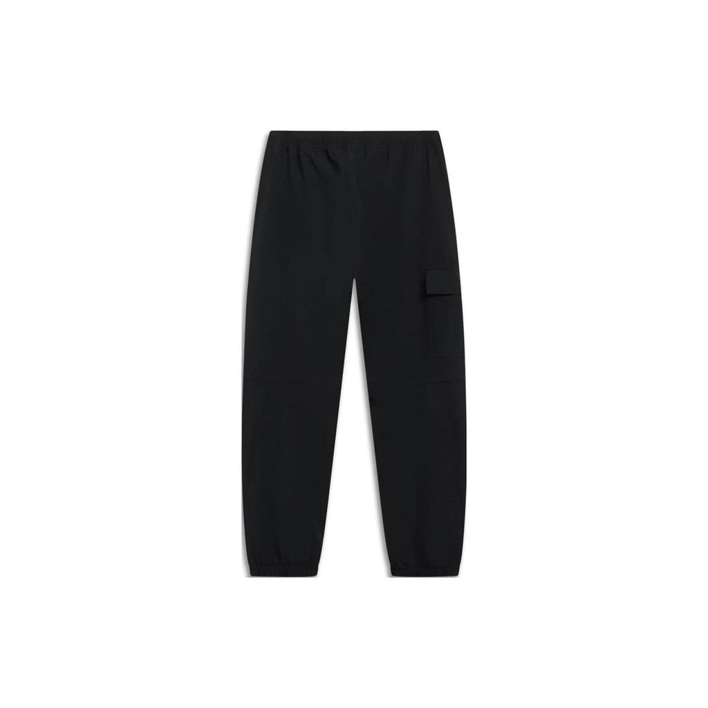 Li-Ning Anti-Wu Series Solid Color Drawstring Joggers Men Bottoms Black AYKT203-1
