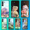 Чехол для телефона аниме Sousou No F-Frieren для Samsung Galaxy A13, A21s, A22, A31, A32, A52, A53, A71, A80, Мягкий черный корпус