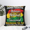 Juneteenth - Мой День Независимости Квадратные Наволочки Черный Прайд Чехлы для Подушек Новинка Молния Декор Наволочка для Дома 4040см