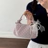 Модная мятая сумка-облако в горошек из ПУ-кожи, сумка через плечо, стильная маленькая сумка на плечо для женщин, для повседневного использования