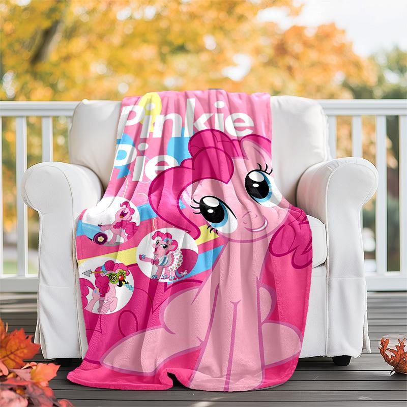 1pc My Little Pony2 Theme Blanket - Digital Print, Polyester, Cozy for All Seasons, Perfect for Outdoor, Camping, and Travel