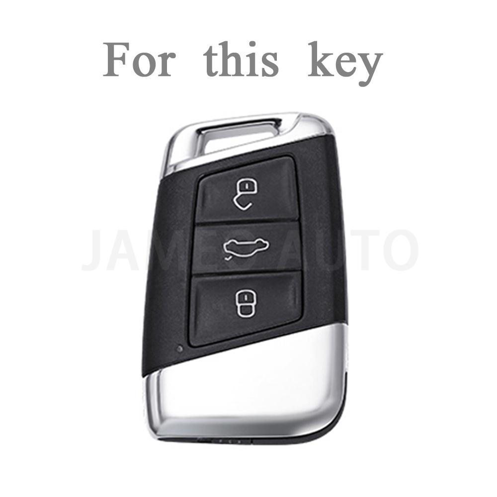 Для VW Volkseagen Passat B8 Magotan для Skoda Superb A7 Kodiaq Seat TPU Чехол-сумка для ключа автомобиля Оболочка Защитный брелок