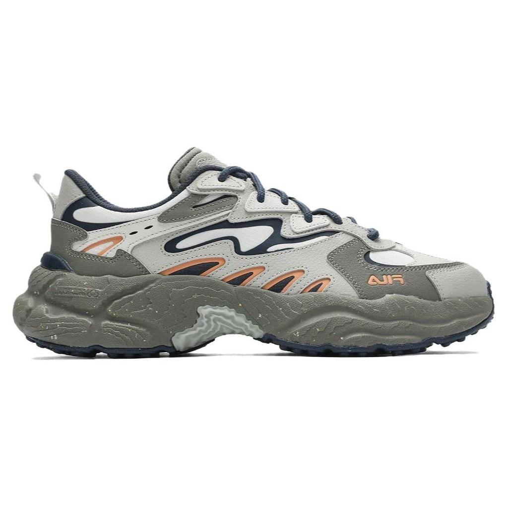 Fila Серия Fern Модные повседневные низкие кроссовки Мужские кроссовки Зеленый Серый F12M411106FVA