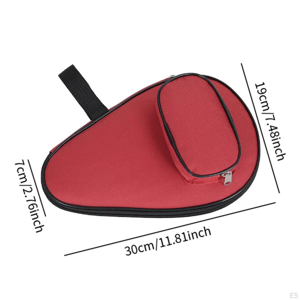 Pingpong Paddle Case Bat Bag Carry Table Tennis Racket Cover Protective Pouch for Competition