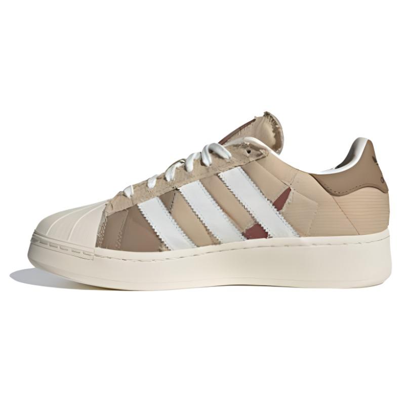 adidas Оригинальные SUPERSTAR XLG Низкие Скейтбордические Кроссовки Унисекс Коричневые Кроссовки ID6251