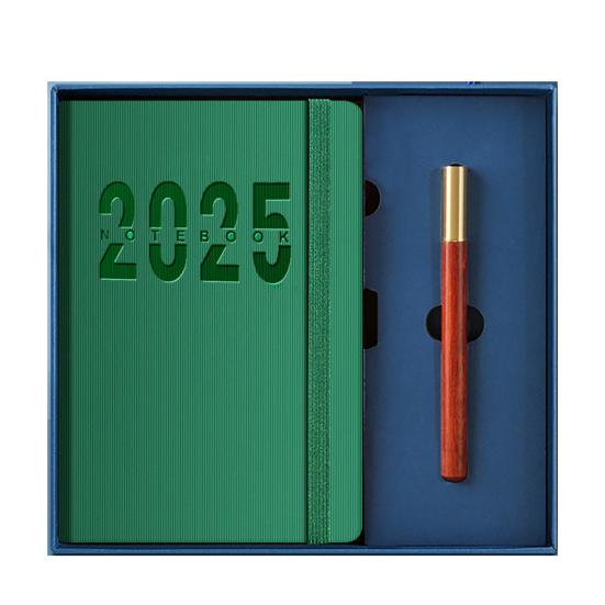 Планировщик расписания на 2025 год. Организация на месяц и неделю. Записная книжка с эластичной веревкой. Обложка из искусственной кожи. Планировщик.