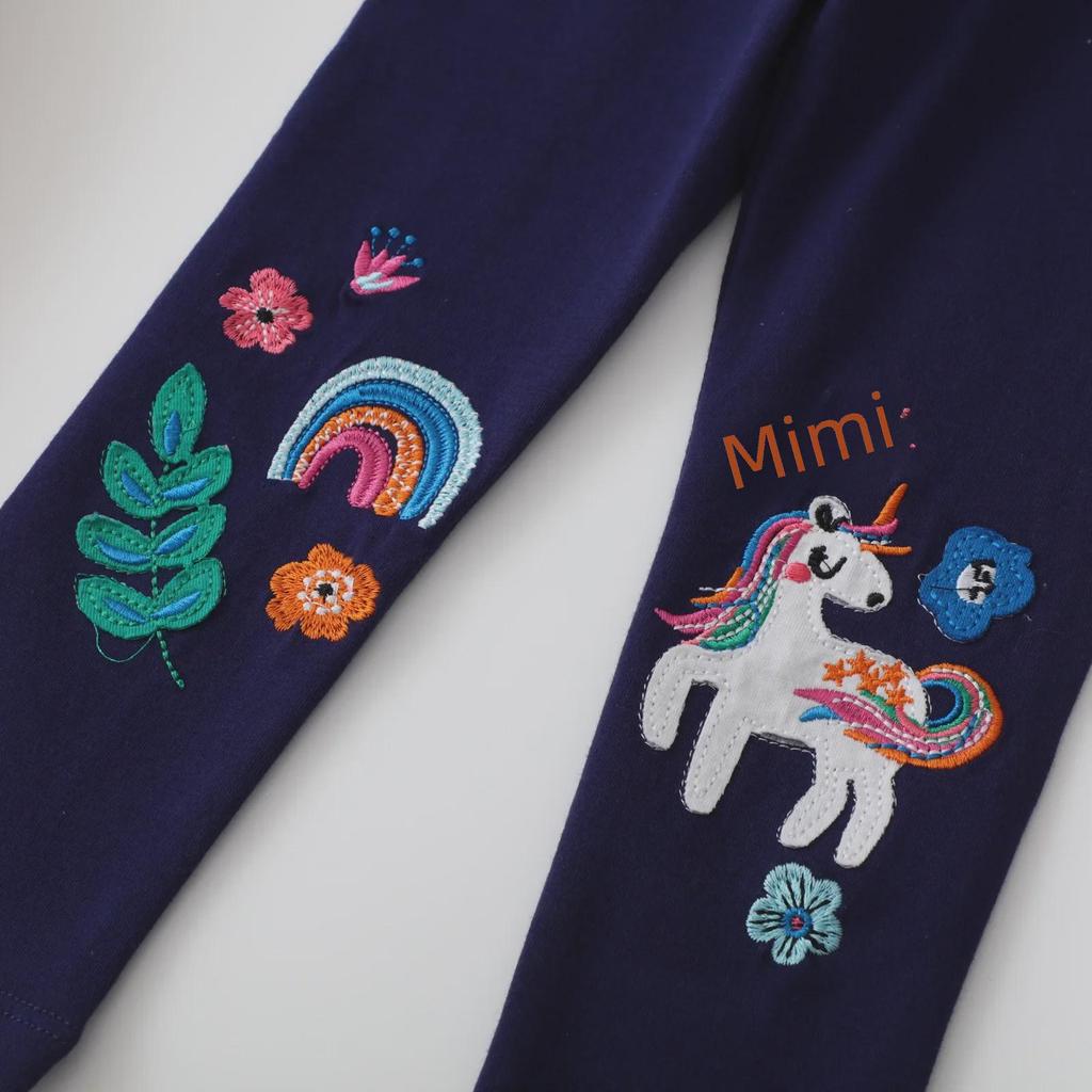 2024 Spring & Autumn Girls' Cotton Leggings - New Children's Pants