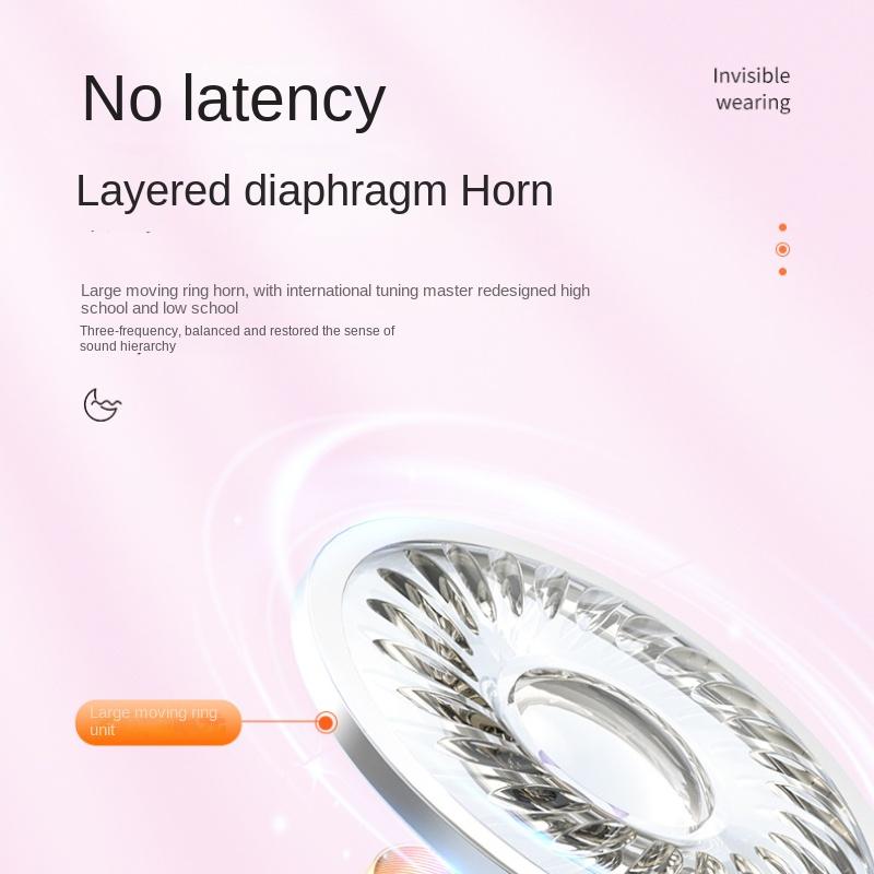 Новая невидимая мини-беспроводная Bluetooth-гарнитура для сна, спящая на стороне