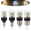 27 светодиодов E27 E26 E12 E14 Светодиодные кукурузные лампочки DC 12V 24V 9W Супер яркие настольные лампы Споты для домашнего внутреннего освещения