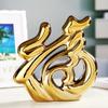 Modern Simple Ornaments Electroplated Ceramic Gold and Silver Craft Ornaments Home Living Room Office Decoration Decoration