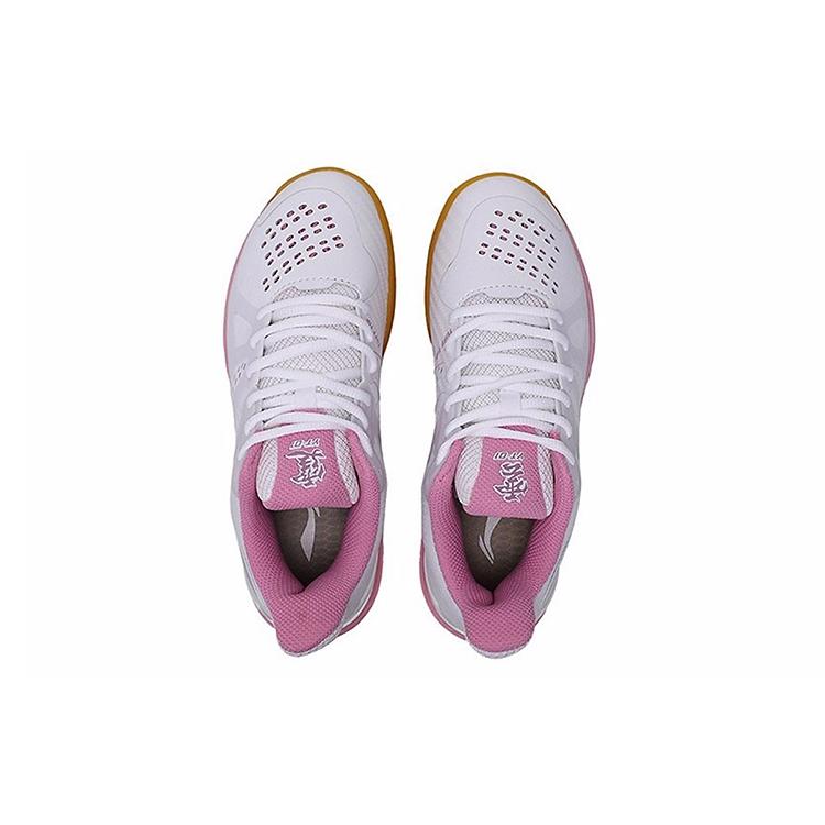Li Ning Cool Shark Амортизирующие Дышащие Износостойкие Нескользящие Низкие Бадминтонные Кроссовки Женские AYAR034-2
