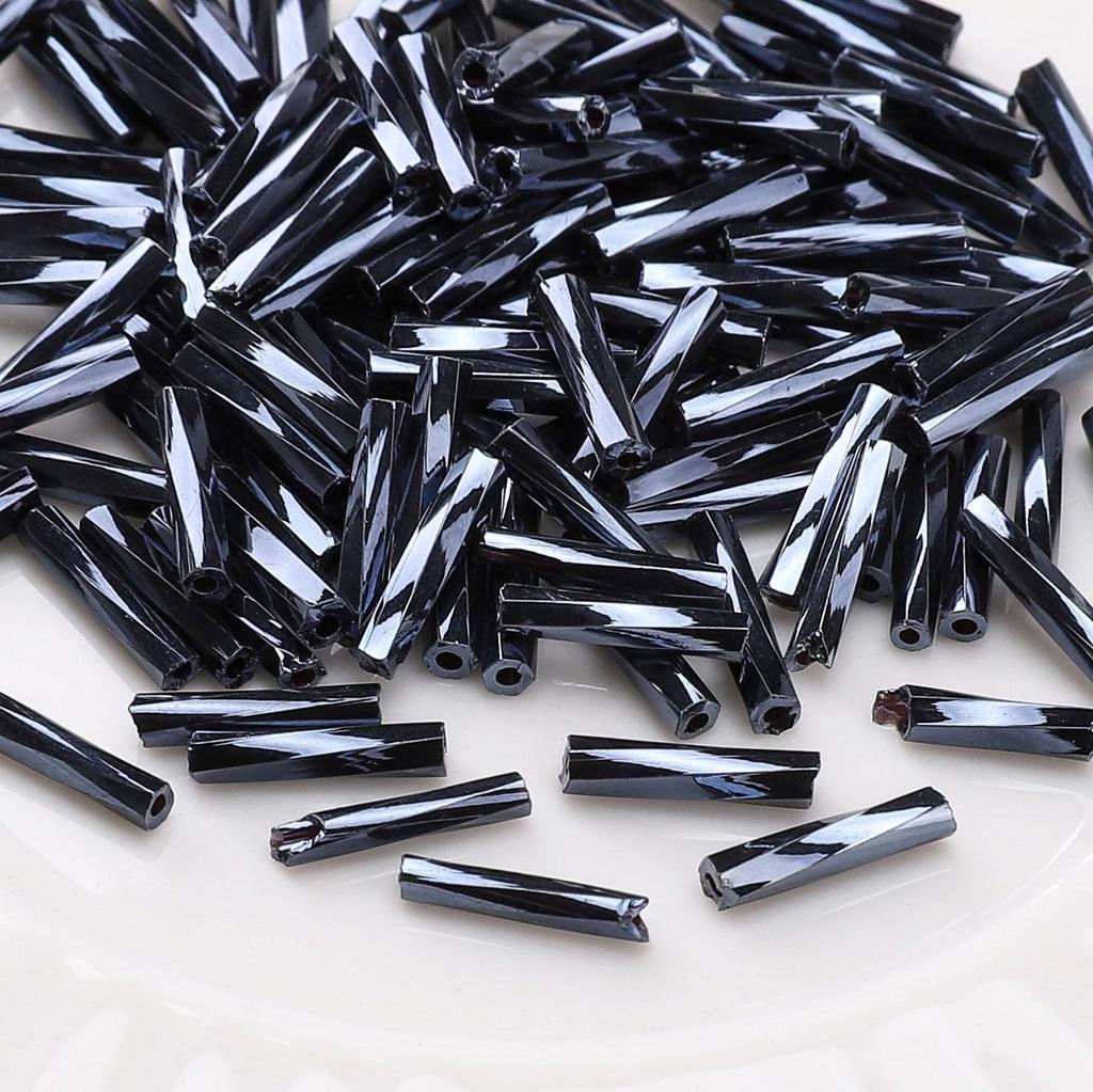 High Quality Dark Black Crystal Czech Glass Beads Loose Seed Beads for Earring Bracelet DIY Jewelry Craft Accessoreis Making