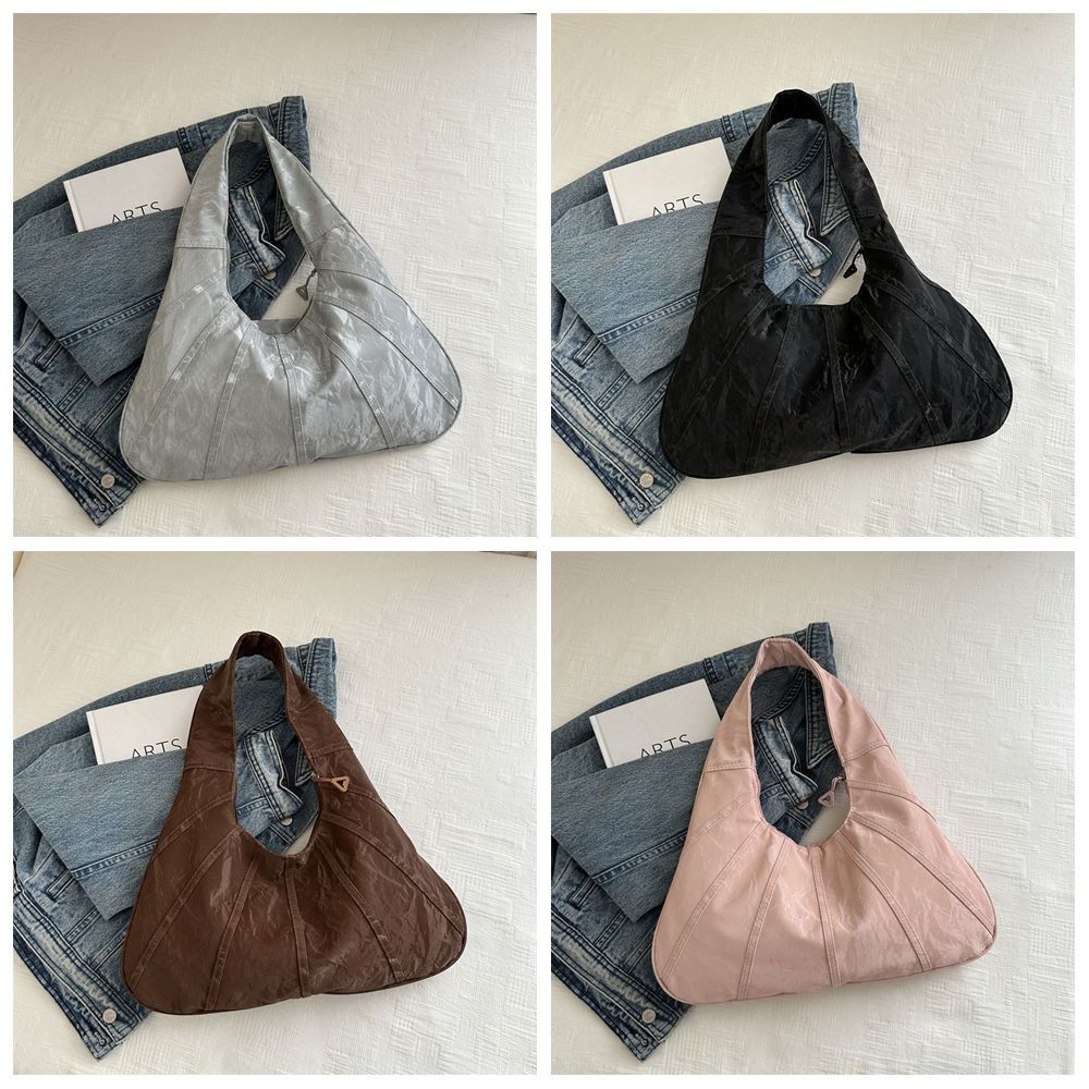 Large Capacity Underarm Bag Shoulder Bag Crescent Bag Portable Vintage Hobo Bag Girls