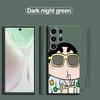 Cute Crayon Shin-chan Phone Cover Case for Samsung Galaxy S25 S23 Note 20 10 Ultra S21 Plus S24 Ultra S20 FE S22 S25Edge