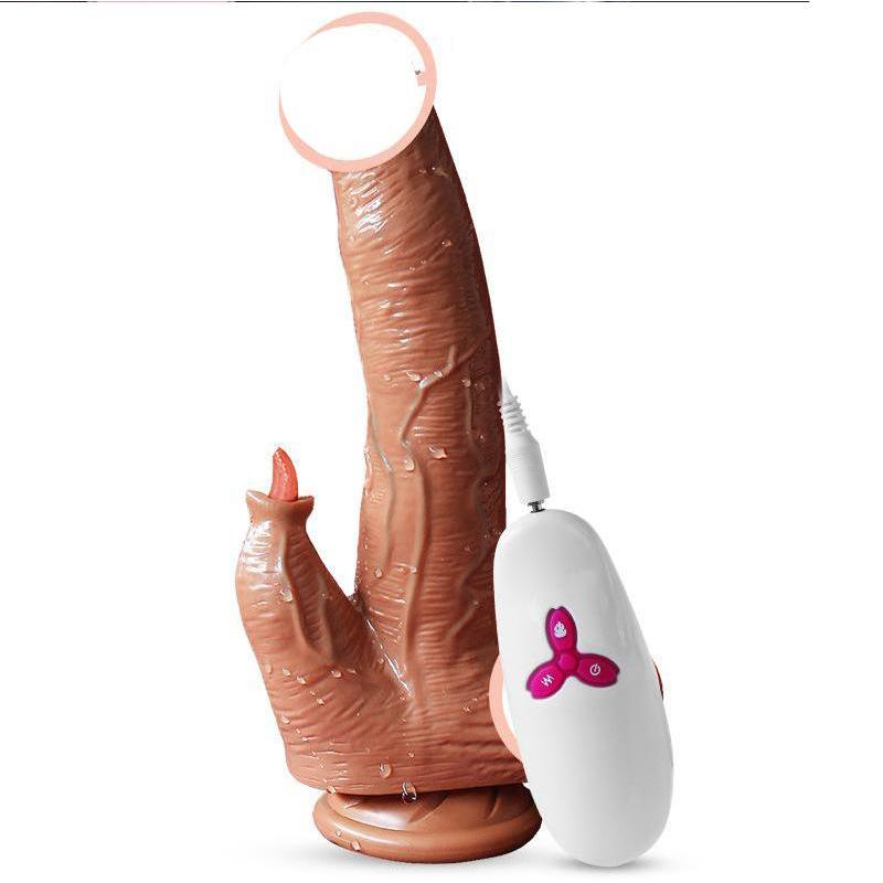 Фаллоимитатор, секс-игрушка, вибратор для женщин, стимулятор клитора, огромный большой электрический телескопический пенис, мягкий фаллоимитатор, вибратор, женские мастурбаторы