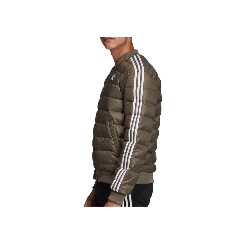 adidas Короткая зимняя мужская пуховик Originals из нержавеющей стали, верхняя одежда коричневого цвета FL0006