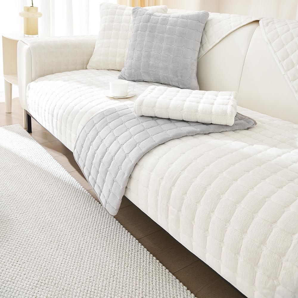 Чехол на подушку для дивана, толстые плюшевые подушки, защитный чехол для дивана для гостиной, универсальный чехол для диванной подушки, 1/2/3/4 сиденья