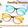 Vintage Cat Eye Women Reading Glasses Simple Multicolor Rim Blue Light Blocking Spectacles New Trendy Elegant Design Eyewear+2.0