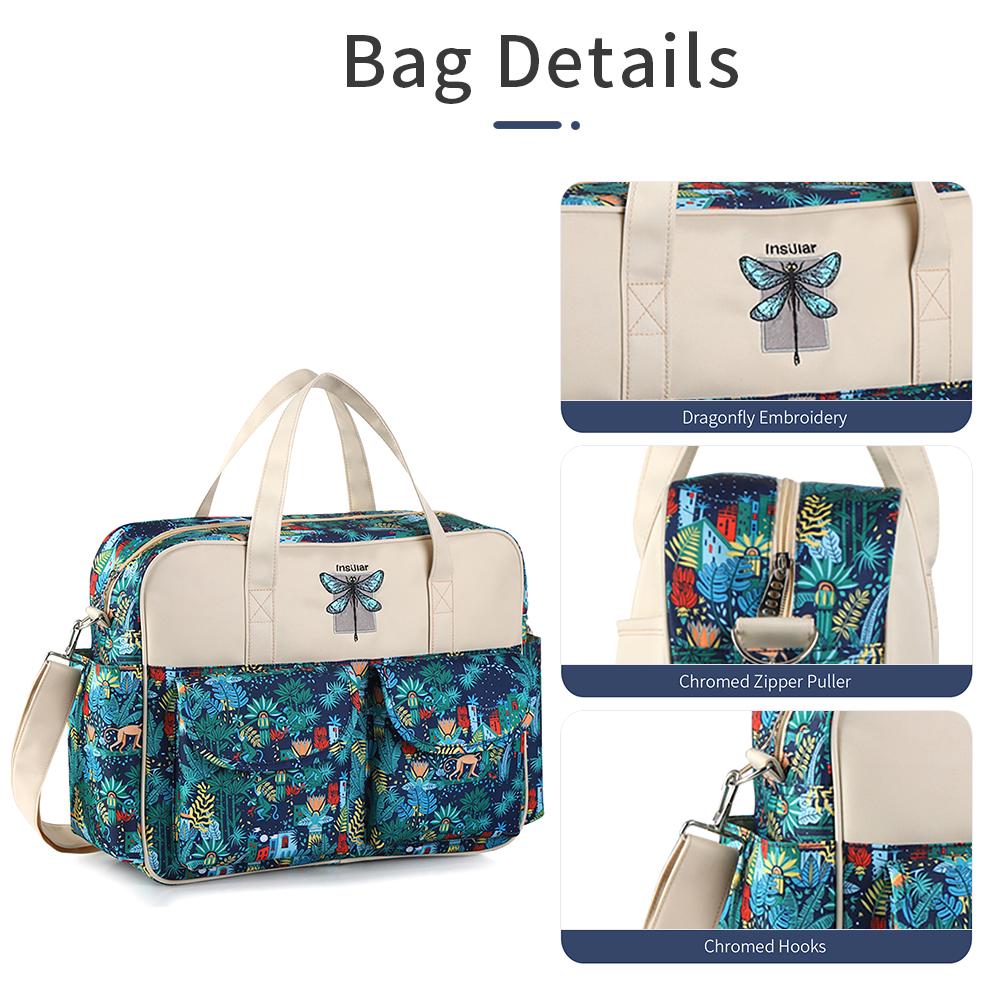 Сумка для детских подгузников, сумка через плечо, большая вместительная сумка для подгузников для мам, сумка для кормления, сумки-тоут для путешествий