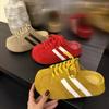 Baotou Half Slippers Women's Outer Wear 2025 New Spring Retro German Training Shoes Comfortable Women's Thick Soles Without Heels Lazy Shoes