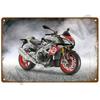 Mv Agusta Aprilia Plaque Metal Vintage Tin Sign Shabby Chic Decor Metal Signs Vintage Bar Decoration Metal Poster Metal Plate