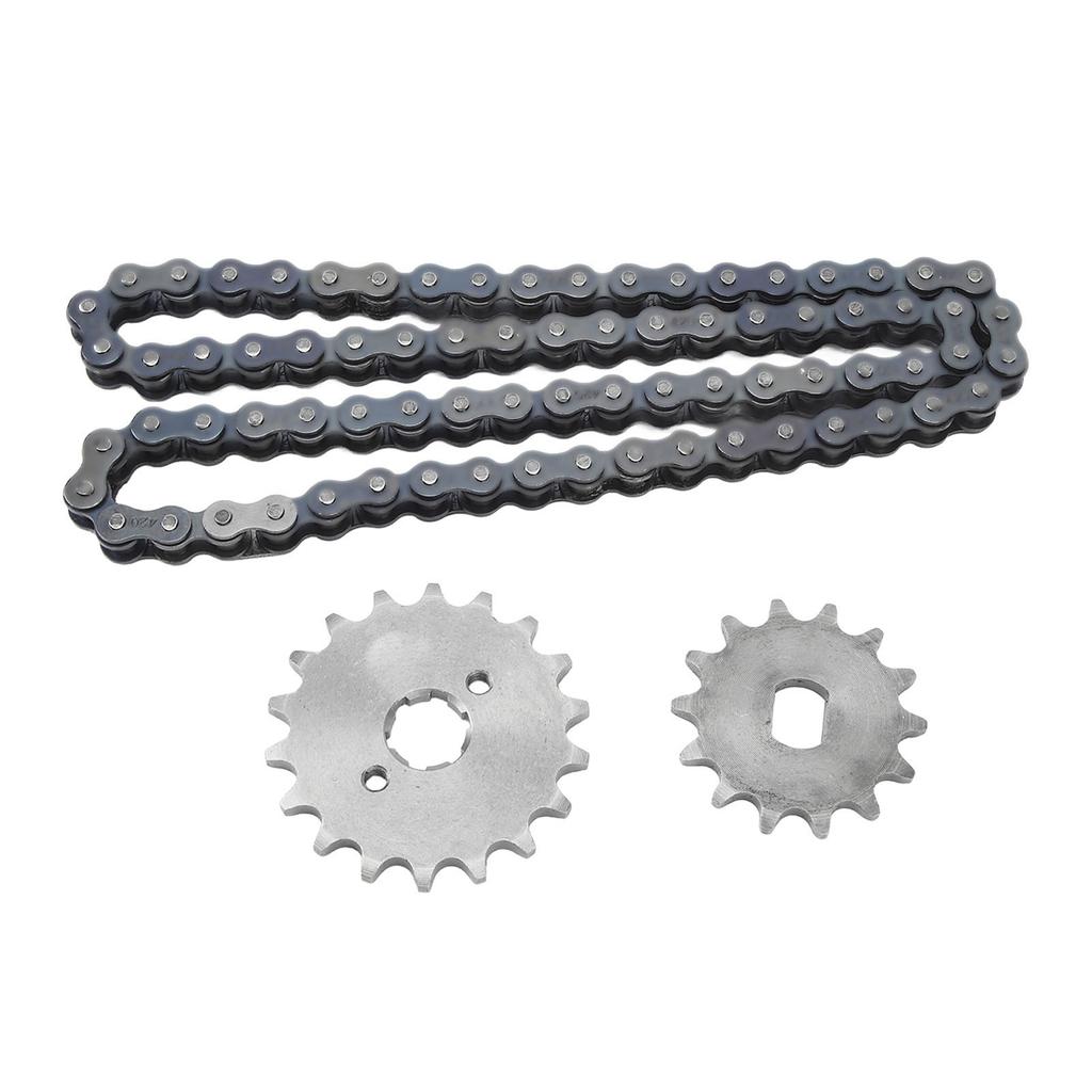 420 18T Передняя Звезда Двигателя 420 60 Звеньев Цепь 14T Задняя Звезда Комплект Для DIY Скутер Квадроцикл Велосипед Мотоцикл Велосипед