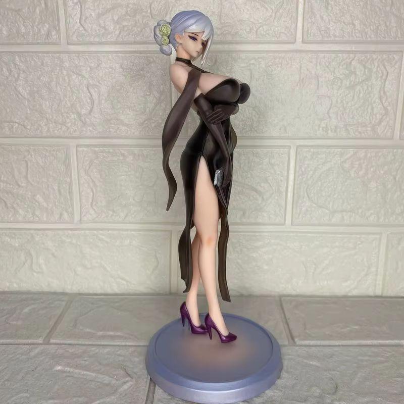 Anime Wife Figure Wife Action Figure Beautiful Dress Wife Figurine Doll Pvc Standing Model Toy Adult Collection Statue Gift 25cm