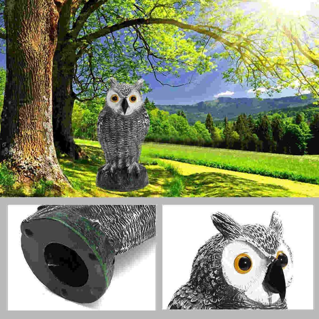 Поддельная стоячая сова, охотничья приманка, декоративный отпугиватель садовых сорняков, вредителей, отпугиватель ворон