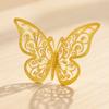 72Pcs Hollow Design Butterfly Wall Stickers Easy Cleaning 3D Butterfly Wall Decor  Wall Decoration