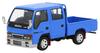 Genesis Company Модель 1 Масштаб Isuzu Elf NHR Двойная кабина Кастомная версия Синий LHD T66641 1/64 (Собранная модель)