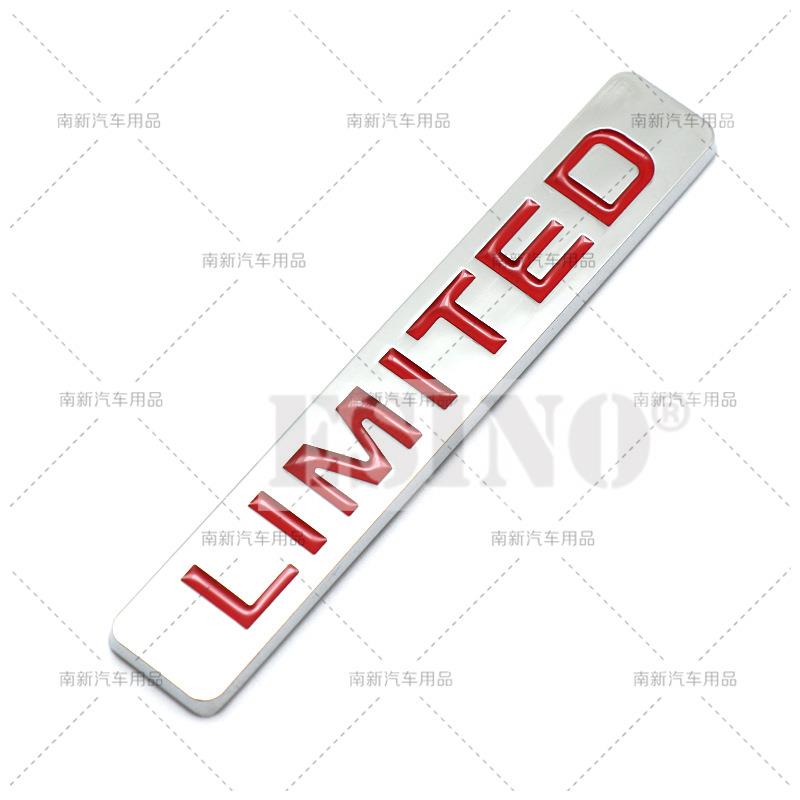 Car Styling 3D Limited Trunk Zinc Alloy Adhesive Emblem Fender Rear Body Tailgate Badge For Jeep Cherokee Compass Wrangler uy1