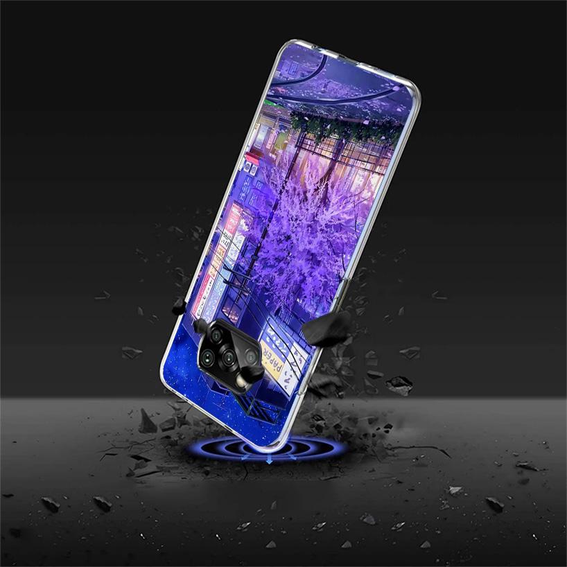 Эстетичный Аниме Пейзаж Чехол для Телефона для Xiaomi Poco X5 X6 X7 Pro X4 Gt F7 Ultra M8 M7 Redmi 15C 15 13C 13 12C 12 Уникальная Крышка Coq