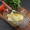 Fruit Garlic Heavy Duty Stainless Steel Manual Cooking Tool Potato Masher Press Crusher Pusher