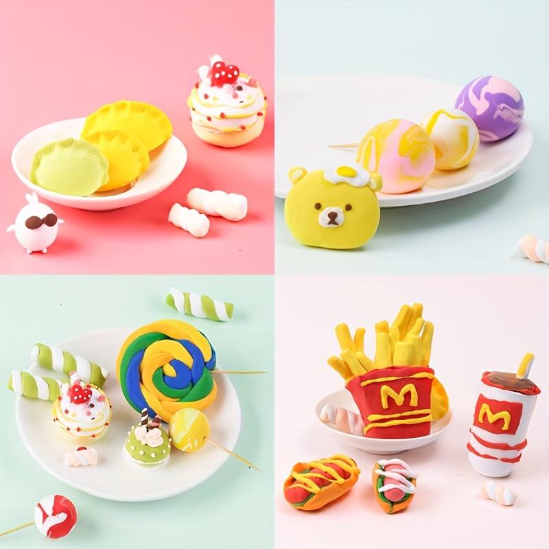 Набор из 12/24/36 предметов волшебной воздушной глины для лепки — нетоксичное развлечение для детей и подарки — включает яркие цвета и роскошный набор инструментов