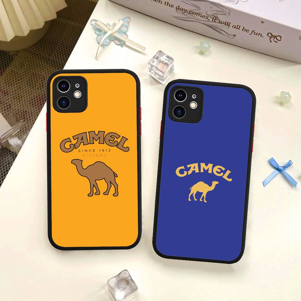 Винтажный чехол для телефона Camel Cigarettes для iPhone 16e 16 15 14 13 12 11 Pro Max X XS MAX Plus Spuerstar Матовый чехол