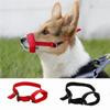 Soft Nylon Dog Muzzle Adjustable Mouth Cover Dog Supplies Stop Barking Mouth Cover  Dog
