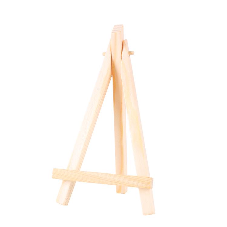 Wooden Mini Easel Desktop Tripod Frame Stand 15x8
