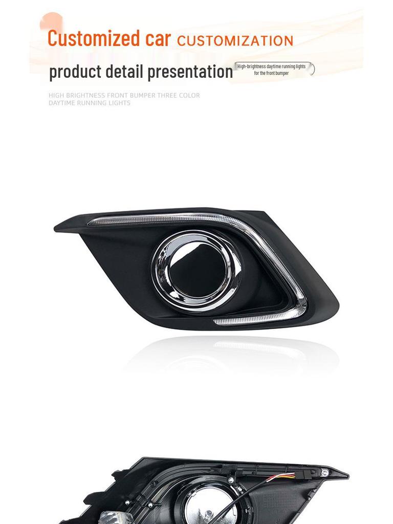 Fits Mazda Axela Tri-Color Daytime Running Lights